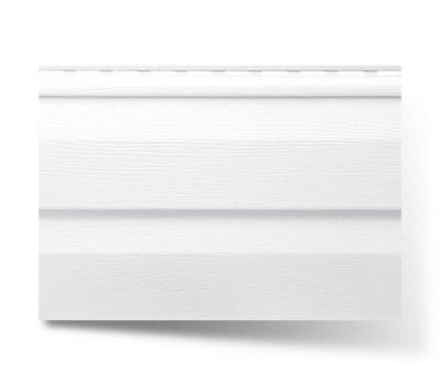 Виниловый сайдинг Альта Классика, Белый 3.66м от производителя  Альта-профиль по цене 334 р