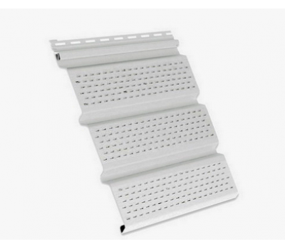 Софит белый полностью перфорированный от производителя  Россия по цене 480 р