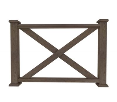 Ограждение из ДПК М1 коричневый от производителя  Dortmax по цене 9 930 р