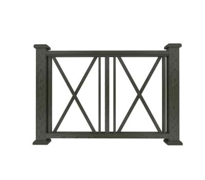 Ограждение из ДПК И1 черный от производителя Dortmax по цене 11 870 р Ограждение из ДПК И1 черный от производителя Dortmax по цене 11 870 р