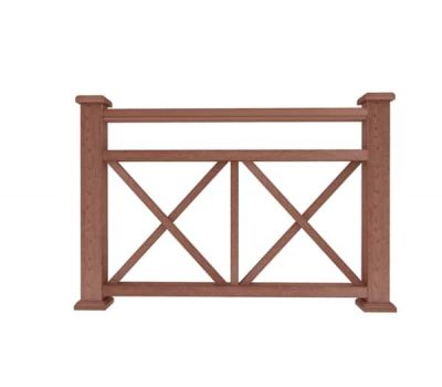 Ограждение из ДПК К1 терракот от производителя  Dortmax по цене 10 920 р