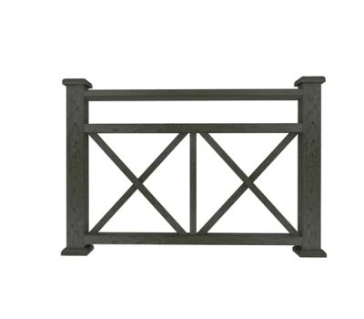 Ограждение из ДПК К1 черный от производителя Dortmax по цене 10 920 р Ограждение из ДПК К1 черный от производителя Dortmax по цене 10 920 р