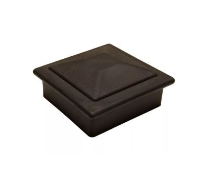 Крышка верхняя ПВХ для столба 100х100 Графит от производителя  Deckart (Россия) по цене 293 р