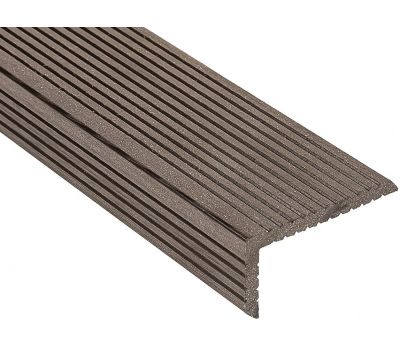 Уголок из ДПК 70х35 Венге от производителя  Deckart (Россия) по цене 270 р