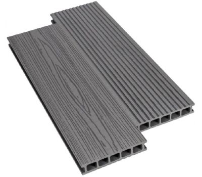 Террасная доска ДПК Praktik Optimum - Серый от производителя  Deckart (Россия) по цене 430 р