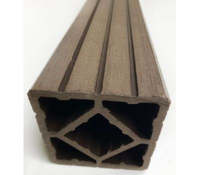 Столб Стандарт — Венге, Коричневый от производителя ДеревоПласт по цене 1 445 р Столб Стандарт — Венге, Коричневый от производителя ДеревоПласт по цене 1 445 р