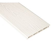 Фасадная доска ДПК 3D - Слоновая Кость