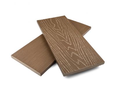 Заборная доска полнотелая ДПК  Орех от производителя  NanoWood по цене 420 р