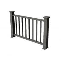 Декоративные ограждения ДПК "Альма 1500 (DIY)"скрытые крепежи, Серый базальт, шлифованное Декоративные ограждения ДПК "Альма 1500 (DIY)"скрытые крепежи, Серый базальт, шлифованное