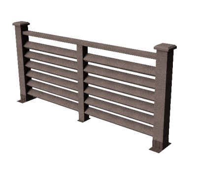 Декоративные ограждения ДПК "Босфор", Венге, шлифованное от производителя GrinderDeco по цене 7 591 р Декоративные ограждения ДПК "Босфор", Венге, шлифованное от производителя GrinderDeco по цене 7 591 р