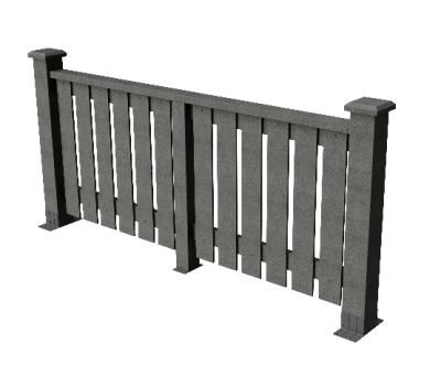 Декоративные ограждения ДПК "Вилидж", Серый базальт, шлифованное от производителя GrinderDeco по цене 7 116 р Декоративные ограждения ДПК "Вилидж", Серый базальт, шлифованное от производителя GrinderDeco по цене 7 116 р