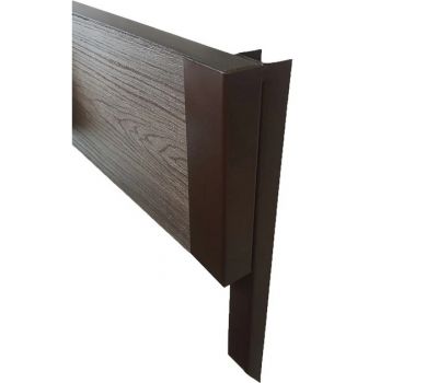 Уголок металлический 90°, для доски 150х25 из ДПК от производителя Holzhof по цене 350 р Уголок металлический 90°, для доски 150х25 из ДПК от производителя Holzhof по цене 350 р