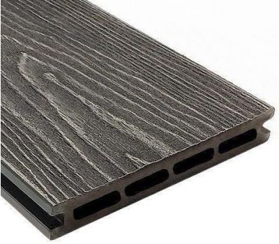 Террасная доска ДПК универсальная шовная с тиснением Венге от производителя Holzhof по цене 322 р Террасная доска ДПК универсальная шовная с тиснением Венге от производителя Holzhof по цене 322 р