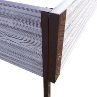 Уголок металлический 90°, для доски 225х30 из ДПК Уголок металлический 90°, для доски 225х30 из ДПК