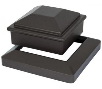 Комплект крышка и юбка для столба из алюминия от производителя  Polivan Group по цене 2 640 р