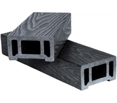 Поручень 3D фактура дерева Чёрный от производителя  Polivan Group по цене 1 210 р