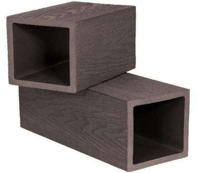 Столб 3D фактура дерева Темно-коричневый от производителя  Polivan Group по цене 2 655 р