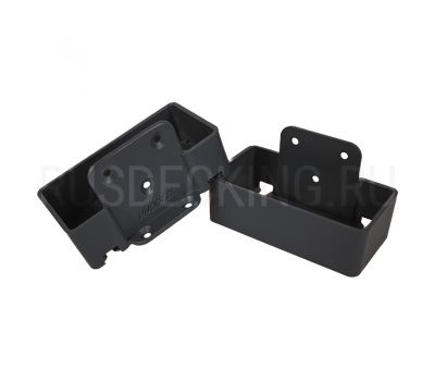 Комплект крепления перил прямое из алюминия от производителя  RusDecking по цене 573 р