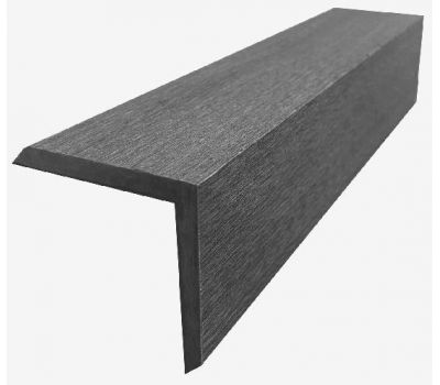 Угол декоративный (L-планка) 50×50 Графит от производителя RusDecking по цене 277 р Угол декоративный (L-планка) 50×50 Графит от производителя RusDecking по цене 277 р
