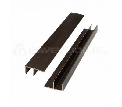 F-профиль ДПК Тёмно-коричневый от производителя  Savewood по цене 373 р