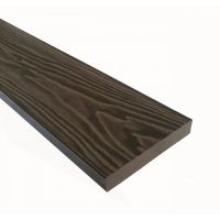 Террасная доска Смарт 3D Полнотелая без паза Тик Киото Террасная доска Смарт 3D Полнотелая без паза Тик Киото