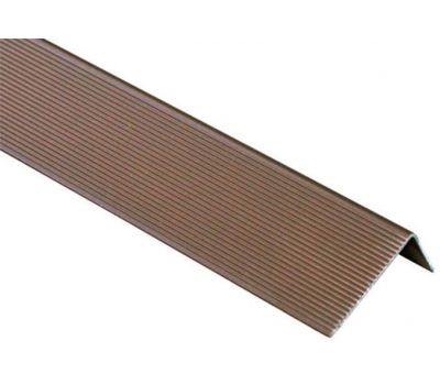 Угол алюминиевый завершающий 3000x51.5x30 мм Коричневый от производителя  OutDoor по цене 612 р