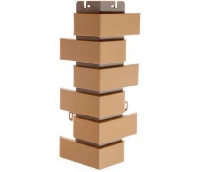 Угол наружный Кирпич клинкерный Бежевый от производителя  Альта-профиль по цене 681 р