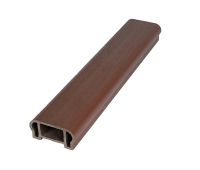 Перила верхнее фигурное 100х50 Extrusion Махагон