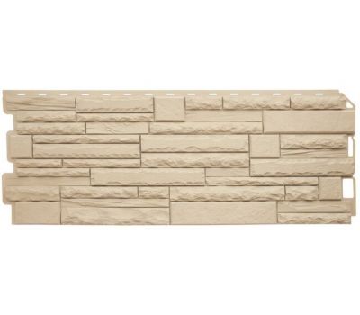 Фасадные панели Скалистый камень ЭКО Песчаный от производителя  Альта-профиль по цене 595 р