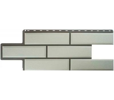 Фасадные панели (цокольный сайдинг) Венецианский камень Белый от производителя  Альта-профиль по цене 598 р