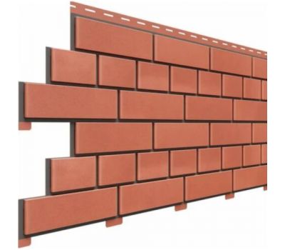 Цокольный сайдинг коллекция Кирпич - Красный от производителя  Доломит по цене 575 р
