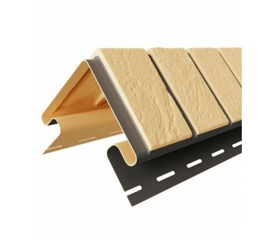 Угол наружный для цокольного сайдинга Кирпич Славянка Желтый от производителя  Доломит по цене 1 292 р