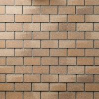 Плитка Фасадная битумная, HAUBERK кирпич Песчаный Плитка Фасадная битумная, HAUBERK кирпич Песчаный