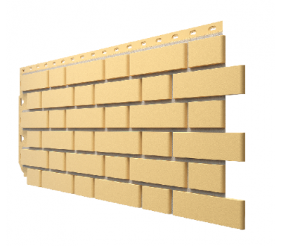 Фасадные панели Flemish (гладкий кирпич) Желтый от производителя  Docke по цене 540 р