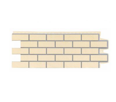 Фасадные панели Премиум состаренный кирпич Бежевый (шов RAL 7006) от производителя  Grand Line по цене 615 р