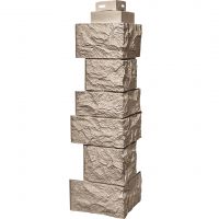 Угол наружный коллекция Дикий камень Песочный