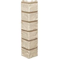 Угол наружный Оптима Кирпич Слоновая Кость