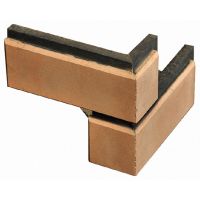 Угловой элемент «Гладкий кирпич с фаской» Угловой элемент «Гладкий кирпич с фаской»