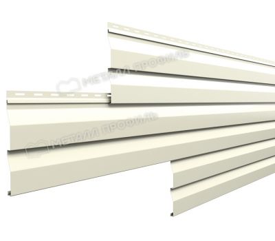 Металлический сайдинг МП СК-14х226 (ПЭ-01-9002-0.45) Серо-белый от производителя  Металл Профиль по цене 1 550 р