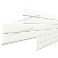 Металлический сайдинг Lбрус-15х240 (PURMAN-20-9010-0.5) Чистый Белый Металлический сайдинг Lбрус-15х240 (PURMAN-20-9010-0.5) Чистый Белый