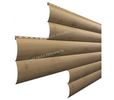 Металлический сайдинг Woodstock-28х330 (ECOSTEEL_MA-01-Сосна-0.5) от производителя  Металл Профиль по цене 1 550 р