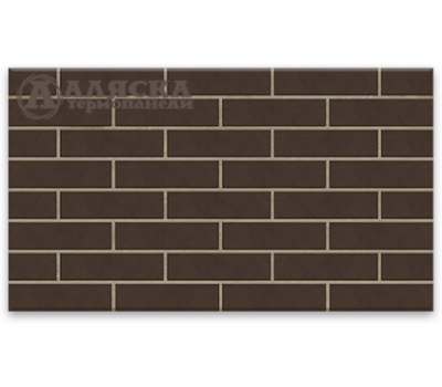 Фасадная Amsterdam brown от производителя  Термопанели Аляска по цене 1 220 р