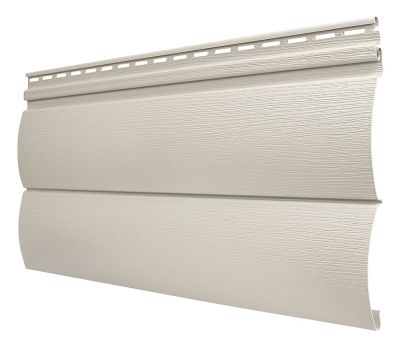 Виниловый сайдинг - Оцилиндрованный брус двойной (под бревно), Слоновая кость от производителя Tecos по цене 494 р Виниловый сайдинг - Оцилиндрованный брус двойной (под бревно), Слоновая кость от производителя Tecos по цене 494 р