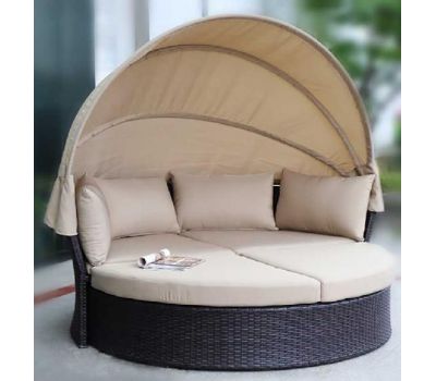 Трансформер-Диван плетеный из иск. ротанга AFM-325B Brown от производителя  Afina по цене 109 500 р