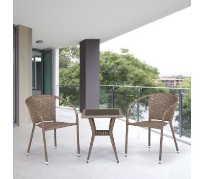 Комплект плетеной мебели из иск. ротанга T25B/Y137C-W56 Light Brown 2Pcs от производителя Afina по цене 21 900 р Комплект плетеной мебели из иск. ротанга T25B/Y137C-W56 Light Brown 2Pcs от производителя Afina по цене 21 900 р