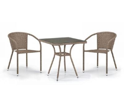 Комплект плетеной мебели из иск. ротанга T282BNT/Y137C-W56 Light Brown 2Pcs от производителя Afina по цене 25 500 р Комплект плетеной мебели из иск. ротанга T282BNT/Y137C-W56 Light Brown 2Pcs от производителя Afina по цене 25 500 р