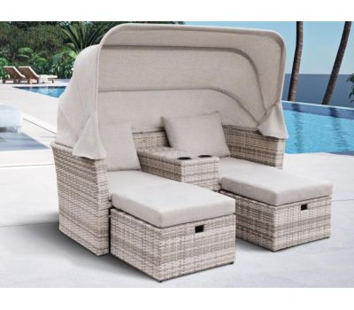 Комплект мебели плетеной из иск. ротанга AFM-330G Grey от производителя  Afina по цене 119 000 р