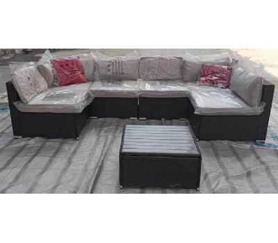 Трансформер-Диван модульный плетеный из иск. ротанга YR822D Brown/Beige от производителя  Afina по цене 119 000 р