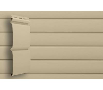 Виниловый сайдинг классик D4.8 Блокхаус - Бежевый от производителя  Grand Line по цене 373 р