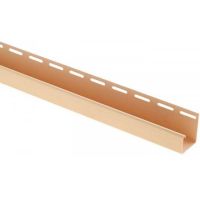 J-профиль Люкс Крашенный, T-15, ВН, Золотистый